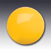 Plastic Non-Reflective Button Type 929 AY Round Yellow 4" Pavement Marker