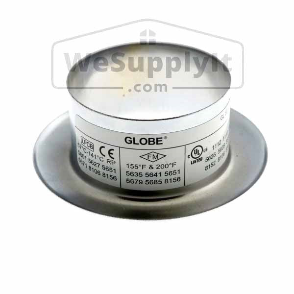 Globe GL Recessed Slip On Escutcheon -  3/4" Adjustment- Available In Multiple Colors And Sizes - W635