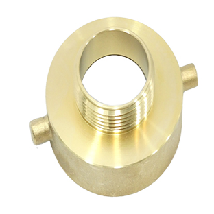 Brass Hydrant Reducer, 2 1/2" FNST x 1 1/2" MNST - W226