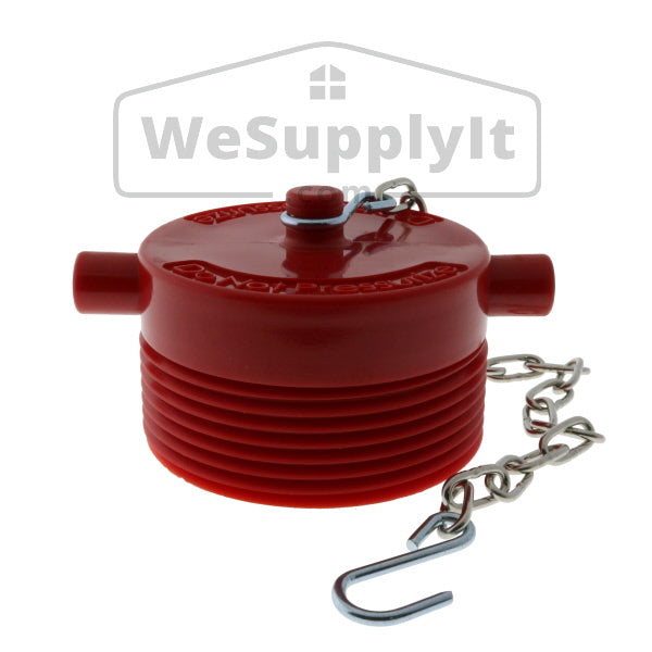 Fire Department Connection FDC Plug With Chain Plastic NST - Available In Multiple Sizes - W332